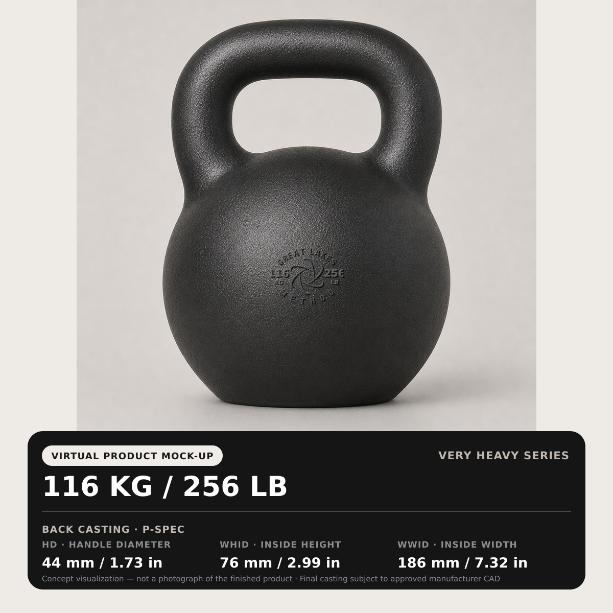 Great Lakes Method Heavy Series Kettlebells