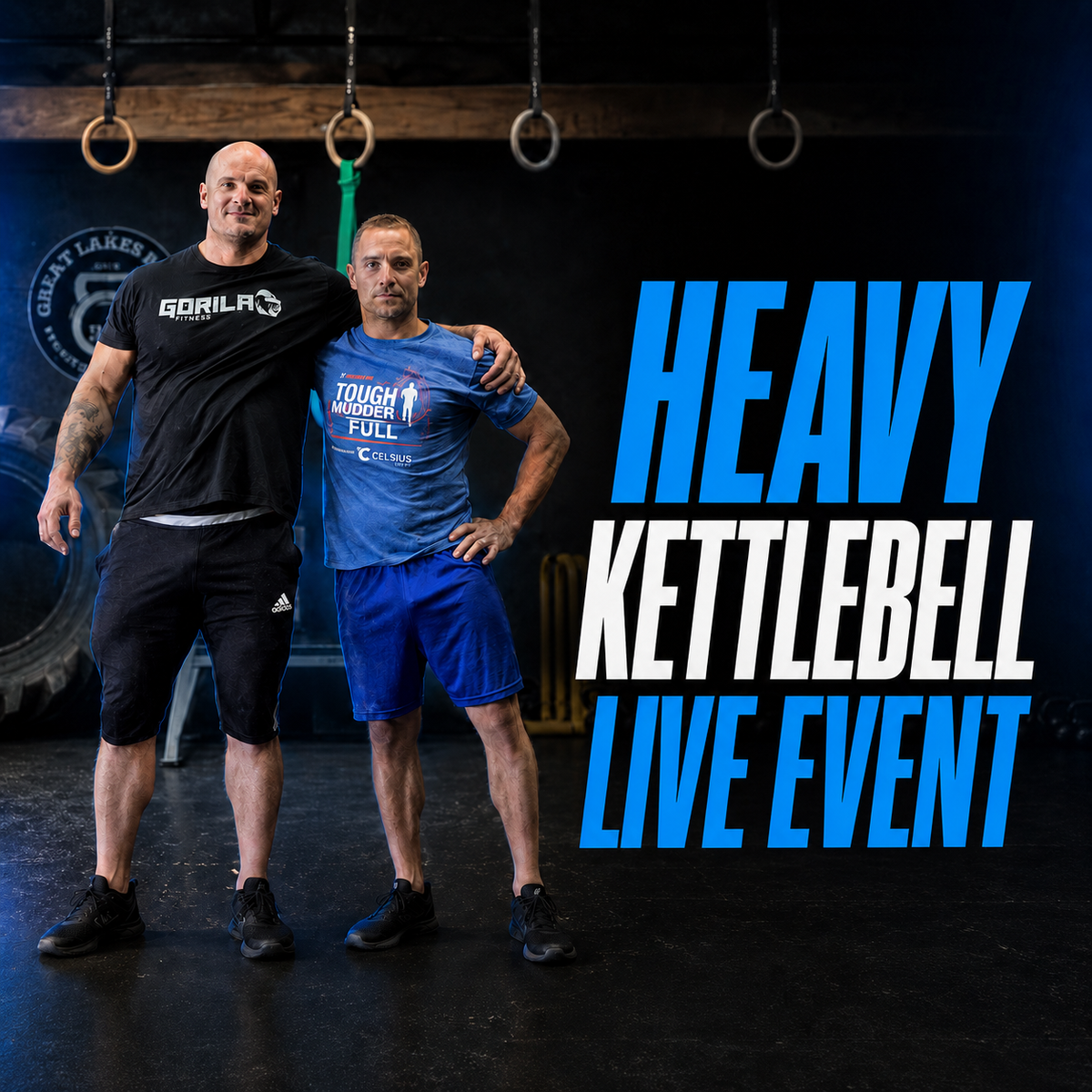 Colin Lake and Kettlebell Karl, Heavy Kettlebell Live Events
