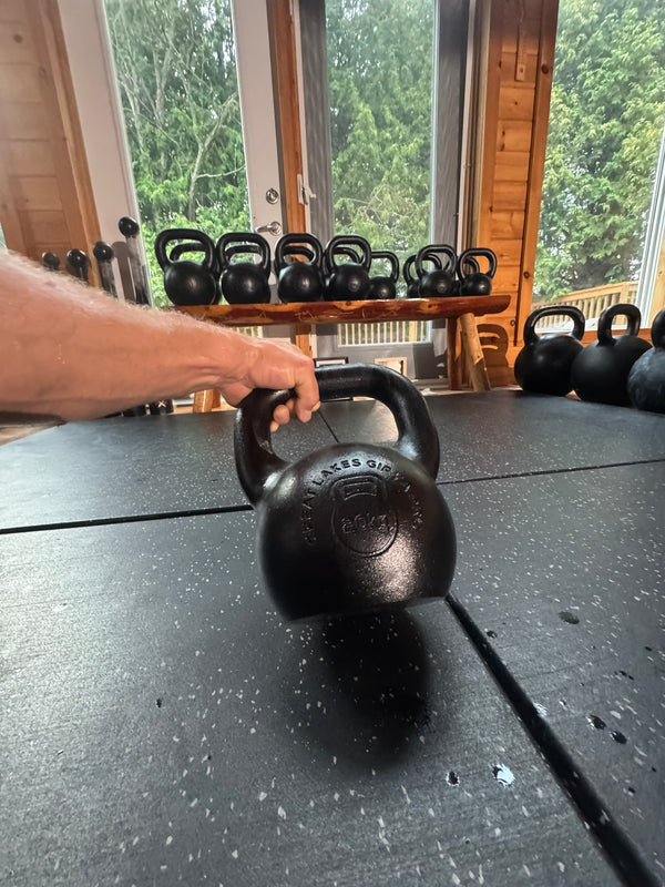 P-Spec kettlebell handle and window clearance